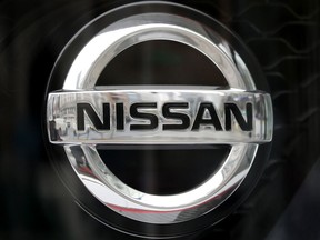 Nissan logo is seen at the automaker's showroom in Tokyo, Monday, April 8, 2019. Nissan Chief Executive Hiroto Saikawa has apologized to shareholders for the unfolding scandal at the Japanese automaker and asked for their approval to oust from the board former Chairman Carlos Ghosn, who has been arrested on financial misconduct charges.