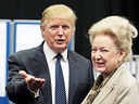 Maryanne Trump Barry, in 2008 with her brother Donald Trump.