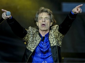 Mick Jagger, front man for the Rolling Stones, plays Murrayfield in Edinburgh as part of their "No Filter" U.K tour.  on June 9, 2018.