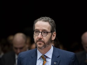 Gerald Butts, former principal secretary to Prime Minister Justin Trudeau, prepares to appear before the Standing Committee on Justice and Human Rights regarding the SNC Lavalin Affair, on Parliament Hill in Ottawa on Wednesday, March 6, 2019.