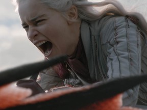 Emilia Clarke as Daenerys.