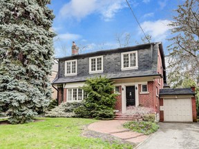 The four-bedroom home sits on a beautiful lot.