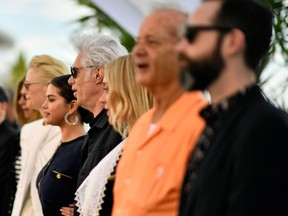 US film director Jim Jarmusch (C) poses with the cast of his film during a photocall for the film "The Dead Don't Die" at the 72nd edition of the Cannes Film Festival in Cannes, southern France, on May 15, 2019. (Photo by CHRISTOPHE SIMON / AFP)CHRISTOPHE SIMON/AFP/Getty Images