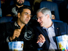 Bollywood actor Akshay Kumar at Toronto movie theatre with then-prime minister Stephen Harper on April 8, 2011.