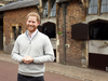 Prince Harry, Duke of Sussex, speaks to reporters at Windsor Castle on May 6, 2019, following the announcement that his wife, Meghan, Duchess of Sussex has given birth to a son.