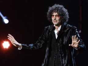 In this April 14, 2018 file photo, Howard Stern speaks at the 2018 Rock and Roll Hall of Fame Induction Ceremony at Cleveland Public Auditorium in Cleveland.