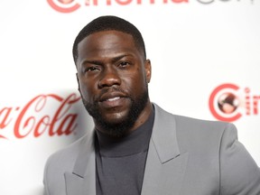 FILE - In this April 4, 2019 file photo, Kevin Hart, recipient of the CinemaCon international star of the year award, poses at the Big Screen Achievement Awards at Caesars Palace in Las Vegas.Kim Kardashian West isn't the only celebrity speaking out for prison reform. It's a topic that was also very important to slain rapper Nipsey Hussle, and to Common, Hart and a host of others who consider the criminal justice system often unfair and dehumanizing.