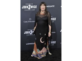 Anjelica Huston attends a special screening of "John Wick: Chapter 3 - Parabellum" at the TCL Chinese Theatre on Wednesday, May 15, 2019, in Los Angeles.