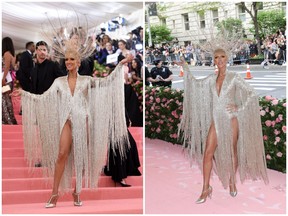 Céline Dion arriving to the Met Gala on Monday, May 6, 2019.