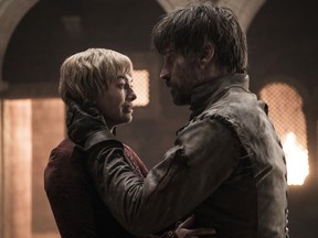 Cersei, Jaime in their final moments.