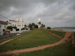In this Friday, May 10, 2019, photo, the 17th century built Dutch fort, which was a popular tourist site, stands empty in Galle, Sri Lanka. Sri Lanka was the Lonely Planet guide's top travel destination for 2019, but since the Easter Sunday attacks on churches and luxury hotels, foreign tourists have fled. More than 250 people, including 45 foreigners mainly from China, India, the U.S. and the U.K., died in the Islamic State group-claimed blasts.