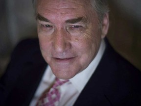 Conrad Black, seen at the University Club in Toronto on Nov. 11, 2014, has received a full pardon from U.S. President Donald Trump.