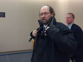 Kenneth Harrisson is shown at provincial court in St. John's, N.L., on Tuesday, March 21, 2017.