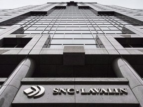 The headquarters of SNC Lavalin is seen Thursday, November 6, 2014 in Montreal. SNC-Lavalin Group Inc. reported a loss in its first quarter compared with a profit a year ago as its revenue edged lower.THE CANADIAN PRESS/Paul Chiasson