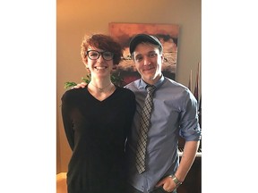 Sydney Robillard, 21, left, from Lethbridge, Alta. and Alex Simons, 21, from Kamloops, B.C. are seen in this undated police handout photo. Family members of a young couple missing in southeastern British Columbia for nearly two years hope a renewed search, planned for later this month, will bring some closure. Twenty-one-year-old Kamloops pilot Alex Simons and his 24-year-old girlfriend Sydney Robillard, of Lethbridge, Alta., haven't been seen since June 8, 2017, when Simons took off from Cranbrook on the final leg of a flight from Lethbridge to Kamloops.