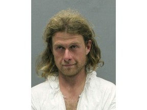 This Saturday, May 11, 2019 booking photo provided by the Washington County, Virginia, Sheriff‚Äôs Office shows James L. Jordan, of West Yarmouth, Mass. Federal authorities say Jordan was arrested in an attack on the Appalachian Trail that left one person dead and another severely injured. He was arrested early Saturday and charged with murder and assault.