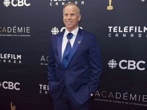 Gerry Dee arrives on the red carpet at the Canadian Screen Awards in Toronto on March 11, 2018. A Canadian version of "Family Feud," a revival of "Battle of the Blades" with Tessa Virtue and Scott Moir, and a documentary series led by Samuel L. Jackson are bound for the CBC. The public broadcaster announced its 2019/2020 season this morning and it includes "Family Feud Canada" with actor and comedian Gerry Dee of "Mr. D" fame as host.