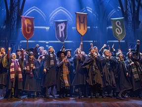 The Broadway cast of Harry Potter and the Cursed Child is shown in a handout photo. The award-winning show "Harry Potter and the Cursed Child" is set to begin performances at Toronto's Ed Mirvish Theatre in fall 2020.