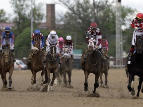 Jose Ortiz rides Serengeti Empress to victory during the 145th running of the Kentucky Oaks horse race at Churchill Downs Friday, May 3, 2019, in Louisville, Ky.