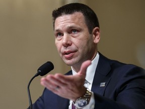 Acting Secretary of Homeland Security Kevin McAleenan testifies on Capitol Hill in Washington, Wednesday, May 22, 2019, before the House Homeland Security Committee on budget.