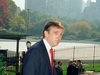 Donald Trump in New York’s Central Park in October 1986.