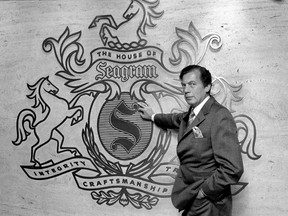 Edgar M. Bronfman Sr., the former chairman of the Seagram Company, in the Seagram’s building in New York, July 23, 1985. Bronfman's daughter, Clare Bronfman, was one of Keith Raniere’s loyal followers and helped Nxivm obtain access to her father’s email.