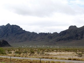 FILE - This April 4, 2009, file photo shows Picacho Peak State Park in Picacho, Ariz. Authorities are investigating the death of a 16-year-old boy during a hike with a Boy Scouts troop in the Arizona desert.