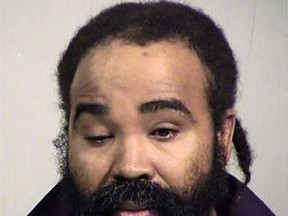 FILE - This undated photo provided by Maricopa County Sheriff's Office shows Nathan Sutherland, who is charged with sexually assaulting an incapacitated woman who later gave birth at a long-term care facility in Phoenix. Sutherland has appealed a court order requiring a test to determine if he has HIV and other sexually transmitted diseases. (Maricopa County Sheriff's Office via AP, File)