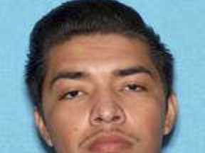 In this undated photo released by the Sacramento County Sheriff's Office is Alexander Echeverria. Authorities say the father of a baby girl found dead outside a Los Angeles-area mortuary is a person of interest in her death. The Sacramento County Sheriff's Department says it's seeking Alexander Echeverria of South Sacramento in connection with the death of his 8-month-old daughter. Officials say the body of Alexia Rose Echeverria was found outside a Bellflower mortuary on Monday, May 27, 2019. (Sacramento County Sheriff's Office via AP)