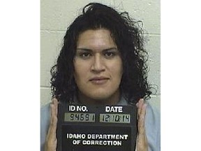 This Dec. 10, 2014, photo provided by the Idaho Department of Correction shows Adree Edmo. A federal appellate court will hear arguments Thursday, May 16, 2019, in a lawsuit brought by Edmo, a transgender Idaho inmate, who says the state is wrongly denying her gender confirmation surgery. (Idaho Department of Correction via AP)