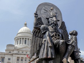 A still from Hail Satan.