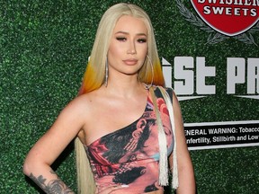 Iggy Azalea attends the Swisher Sweets Awards honoring Cardi B with the 2019 'Spark Award' at The London West Hollywood on April 12, 2019 in West Hollywood, California.