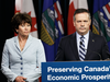 Alberta Premier Jason Kenney speaks beside Energy Minister Sonya Savage about Bill 12, the turn-off-the-taps legislation, during a press conference on May 1, 2019.