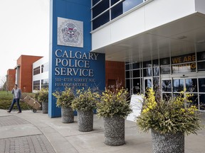 Calgary Police Service headquarters in Calgary, Alta., Monday, May 6, 2019.THE CANADIAN PRESS/Jeff McIntosh