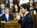 Prime Minister Justin Trudeau during question period in the House of Commons on Tuesday. He left shortly after, before the motion to apologize to Mark Norman.