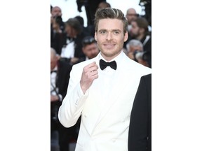 Actor Richard Madden poses for photographers upon arrival at the premiere of the film 'Rocketman' at the 72nd international film festival, Cannes, southern France, Thursday, May 16, 2019.