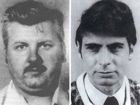 American John Wayne Gacy, left, killed 33 young men and teenaged boys in the 1970s. Dennis Andrew Nilsen is believe to have killed at least 15 young men in England.