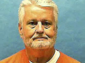 In this updated photo made available by the Florida Department of Law Enforcement shows Bobby Joe Long in custody. Long, is scheduled to be executed Thursday, May 23, 2019, for killing 10 women during eight months in 1984 that terrorized the Tampa Bay area. He was sentenced to 401 years in prison, 28 life sentences and one death sentence. His execution is for the murder of 22-year-old Michelle Simms. (Florida Department of Law Enforcement via AP)