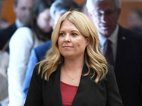 Conservative MP Michelle Rempel arrives for an emergency meeting of the Citizenship and Immigration Committee on Parliament Hill in July 2018.