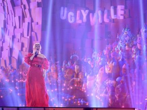 Kelly Clarkson performs "Broken & Beautiful" at the Billboard Music Awards on Wednesday, May 1, 2019, at the MGM Grand Garden Arena in Las Vegas.