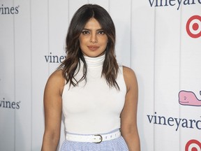 Actress Priyanka Chopra attends the Vineyard Vines for Target launch event at Brookfield Place on Thursday, May 9, 2019, in New York.