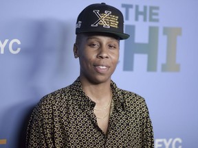 FILE - In this April 10, 2019 file photo, Lena Waithe attends "The Chi" FYC Event at the Pacific Design Center in Los Angeles. MTV is launching a campaign aimed at stemming the rise of maternal mortality in the U.S. The launch of "Save Our Moms" on Thursday, May 9 comes as Mother's Day approaches and will feature original content and educational resources across all MTV platforms. The centerpiece will feature a video produced by Waithe's Protest Art Productions and directed by "HALA" filmmaker Minhal Baig. In a statement, Waithe says every mother deserves the right to go home with their child.