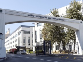 FILE - This Aug. 30, 2016 file photo shows the entrance to the Sony Pictures Entertainment lot in Culver City, Calif. WarnerMedia, NBCUniversal, Sony Pictures Entertainment and the Walt Disney Co. followed Netflix's lead earlier this week with a deluge of statements, breaking a three-week silence on the controversial Georgia law that would ban abortions once a fetal heartbeat is detected, which can be as early as six weeks.  The Hollywood studios say they may reevaluate filming in Georgia if the state's abortion law goes into effect. The state is known for its lucrative tax incentives for filming.