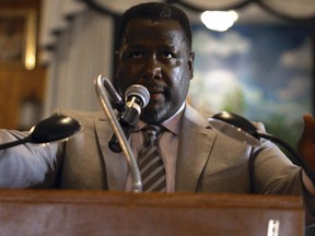 This image released by the Tribeca Film Festival shows Wendell Pierce in a scene from "Burning Cane."  The film by filmmaker Phillip Youmans won the top award at the Tribeca Film Festival on Thursday. The film also took awards for best cinematography and best actor for Pierce. (Phillip Youmans/Tribeca Film Festival via AP)