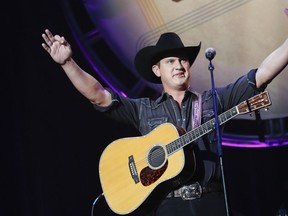 FILE - This Aug. 22, 2018 file photo shows Jon Pardi performing at the 12th Annual ACM Honors in Nashville, Tenn. Pardi is releasing his latest album, "Heartache Medication," on June 3.