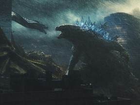 This image released by Warner Bros. Pictures shows a scene from "Godzilla: King of the Monsters." (Warner Bros. Pictures via AP)