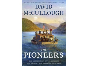 This cover image released by Simon & Schuster shows "The Pioneers: The Heroic Story of the Settlers Who Brought the American Ideal West," by David McCullough. (Simon & Schuster via AP)