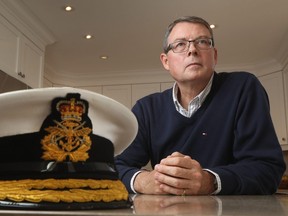 Vice-Admiral Mark Norman poses for a photo at his home in Ottawa Thursday May 16, 2019.