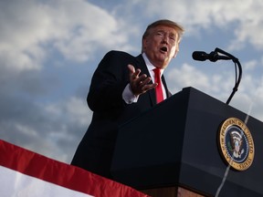 President Donald Trump speaks during a campaign rally, Monday, May 20, 2019, in Montoursville, Pa.