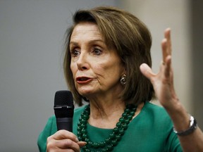 Speaker of the House Nancy Pelosi, D-Calif., speaks during a panel discussion at Delaware County Community College, Friday, May 24, 2019, in Media, Pa.